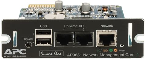 apc smart ups network management card reset|schneider ap9631 network card.